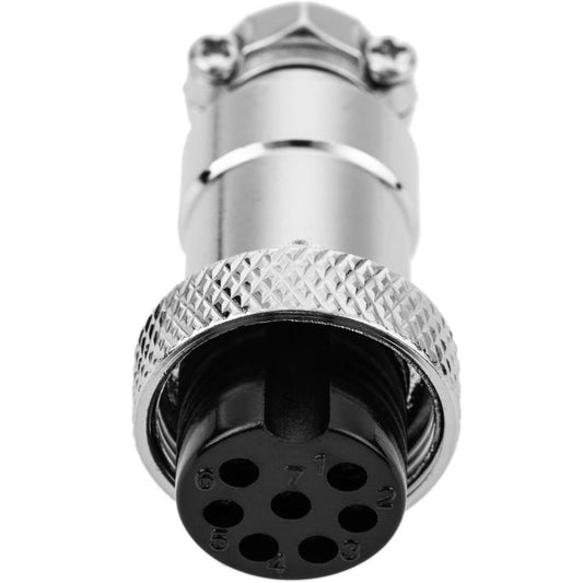 Conector micro aviación aéreo GX16 hembra de 7pin