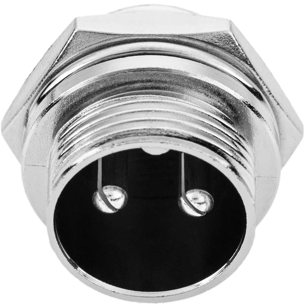 Conector micro aviación GX16 macho de 2pin