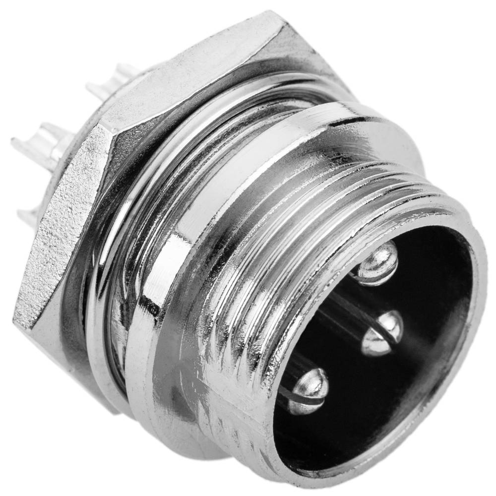 Conector micro aviación GX16 macho de 3pin