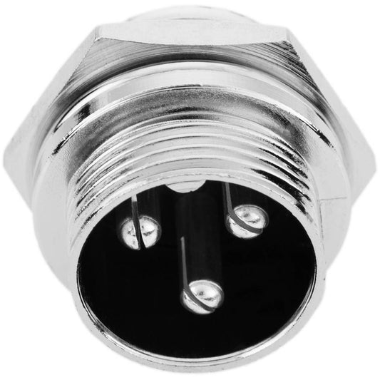 Conector micro aviación GX16 macho de 3pin