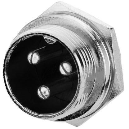 Conector micro aviación GX16 macho de 3pin