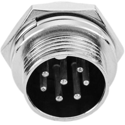 Conector micro aviación GX16 macho de 7pin