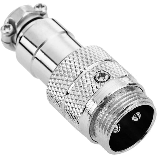 Conector micro aviación aéreo GX16 macho de 2pin