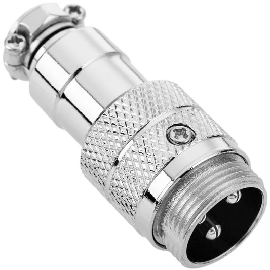 Conector micro aviación aéreo GX16 macho de 3pin
