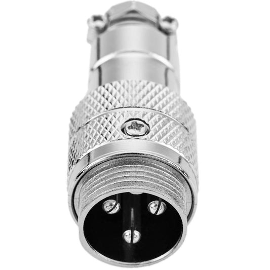 Conector micro aviación aéreo GX16 macho de 3pin