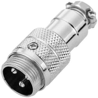 Conector micro aviación aéreo GX16 macho de 3pin