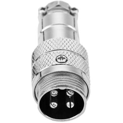 Conector micro aviación aéreo GX16 macho de 4pin