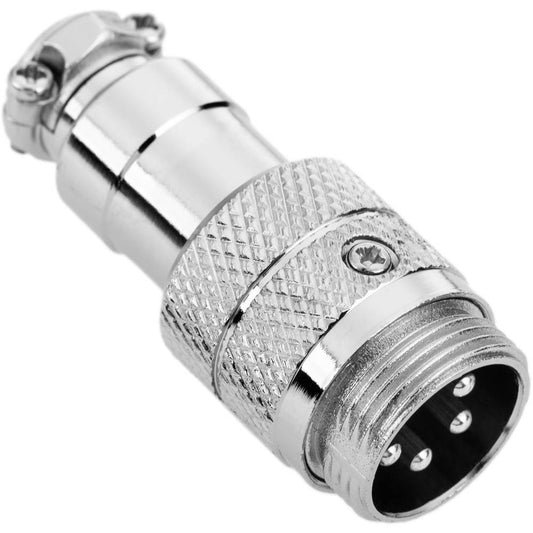 Conector micro aviación aéreo GX16 macho de 5pin