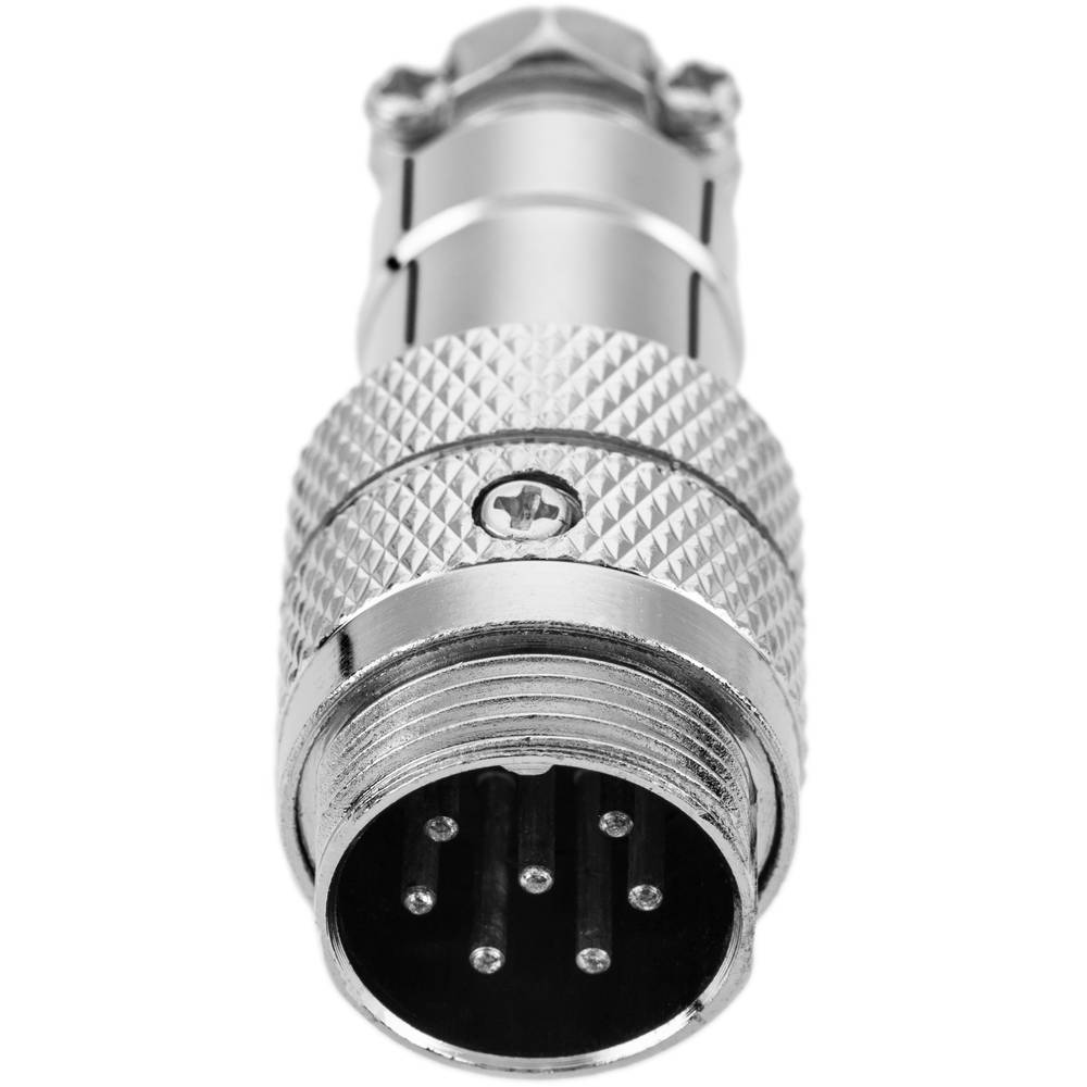 Conector micro aviación aéreo GX16 macho de 7pin