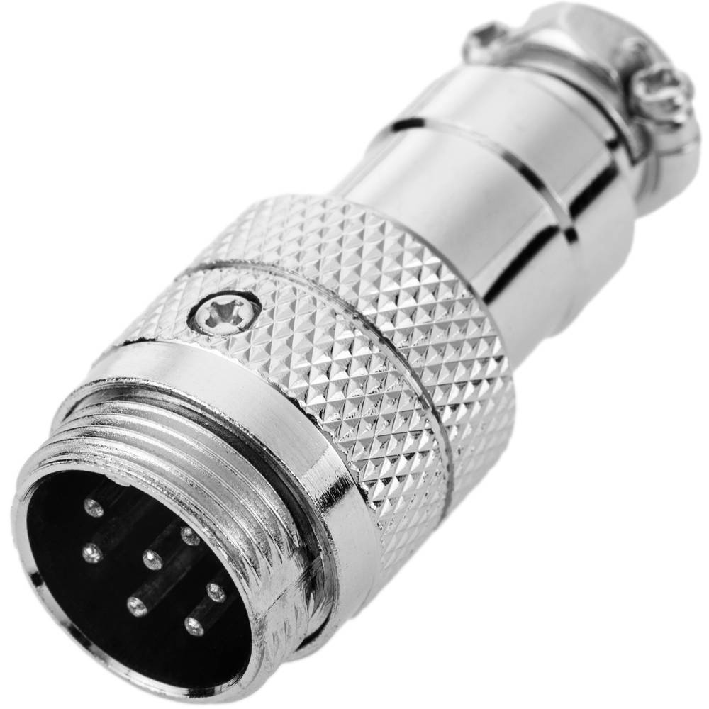 Conector micro aviación aéreo GX16 macho de 7pin