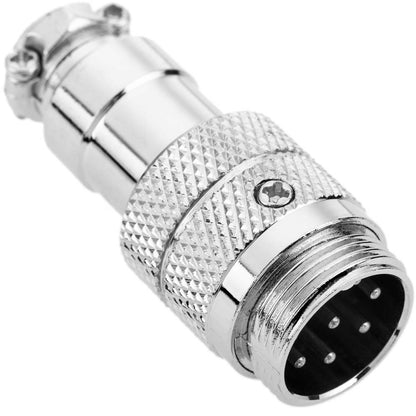 Conector micro aviación aéreo GX16 macho de 8pin