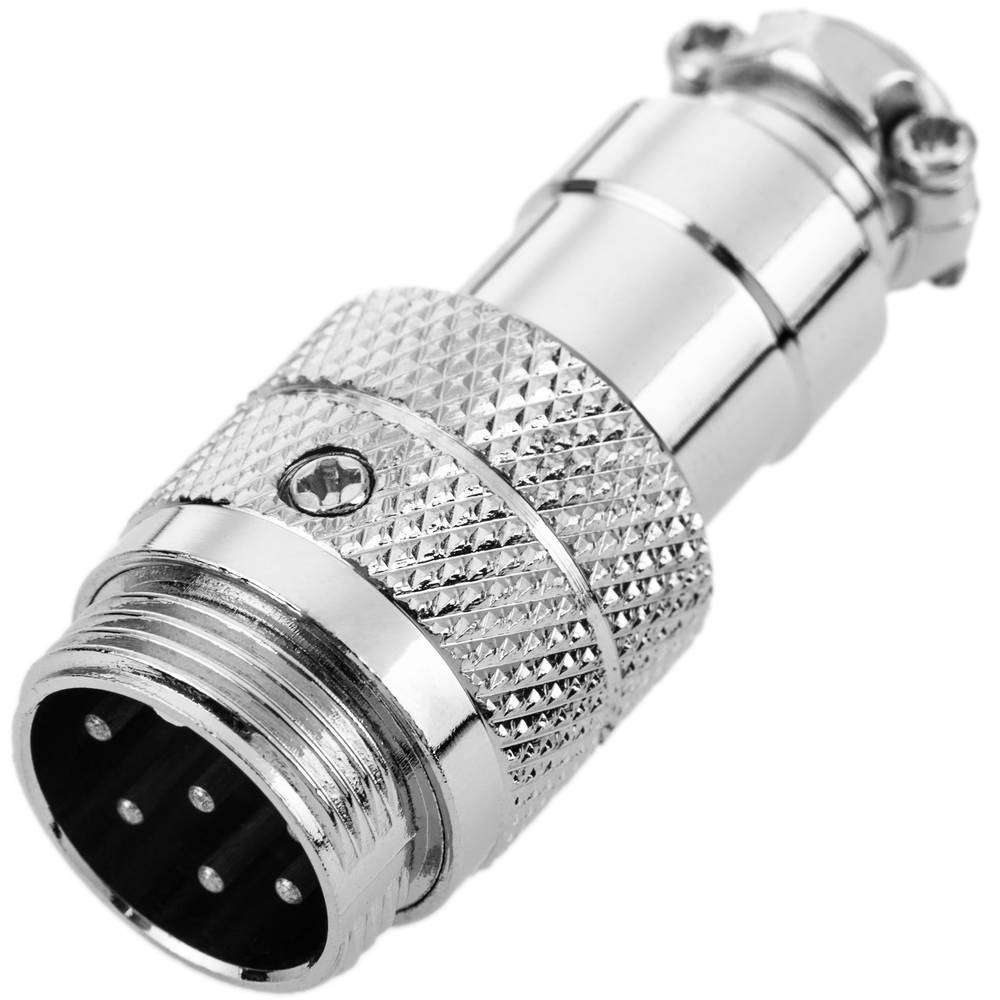 Conector micro aviación aéreo GX16 macho de 8pin