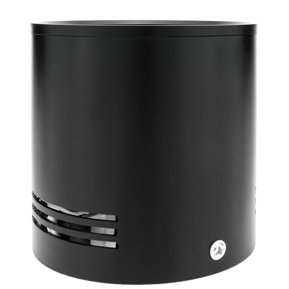 Foco LED de superficie Lámpara COB 12W 220VAC 3000K negra 100mm