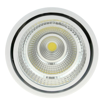 Foco LED de superficie Lámpara COB 5W 220VAC 3000K blanca 90mm