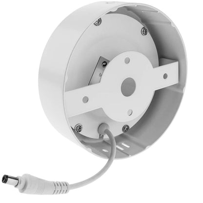 Panel LED circular downlight superficie de 120mm 6W blanco frío día