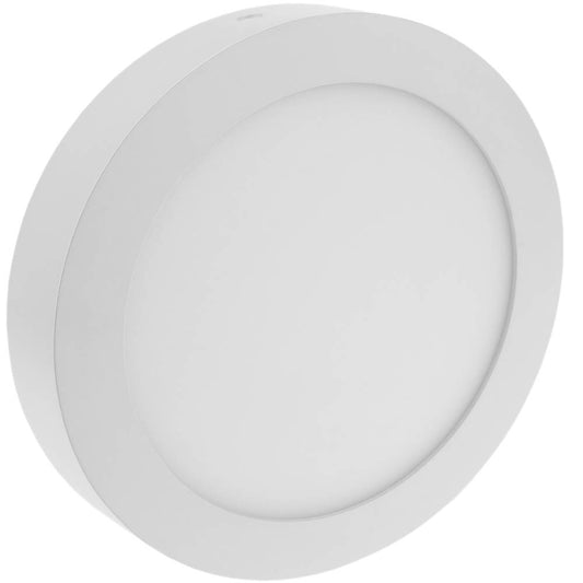Panel LED circular downlight superficie de 170mm 12W blanco frío día