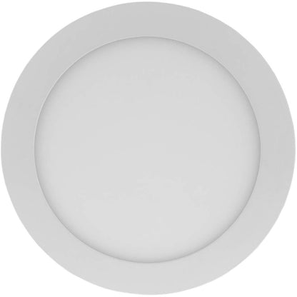 Panel LED circular downlight superficie de 170mm 12W blanco frío día