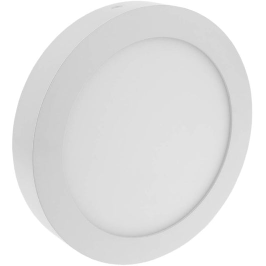 Panel LED circular downlight superficie de 215 mm 18W con luz blanca día