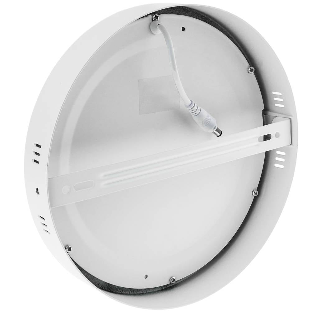 Panel LED circular downlight superficie de 215 mm 18W con luz blanca día