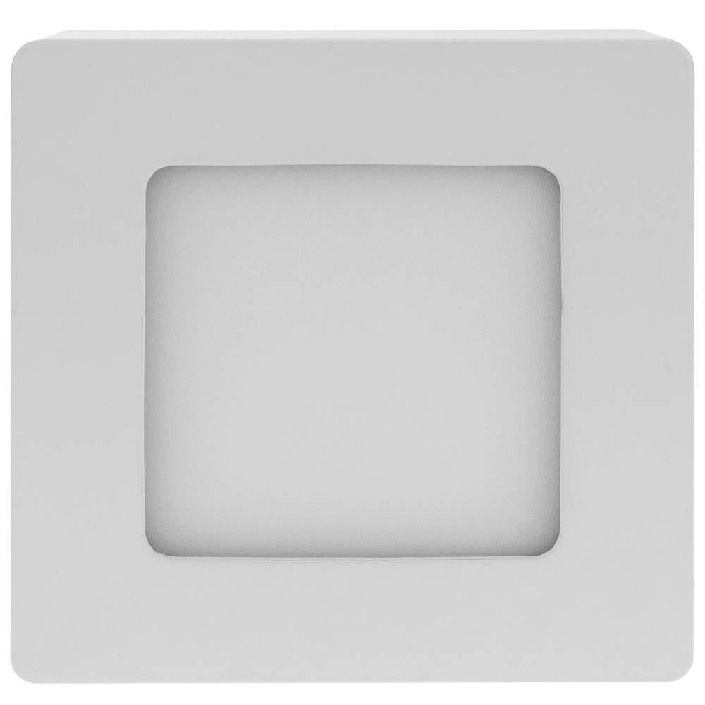 Panel LED cuadrado downlight superficie de 120mm 6W blanco frío día