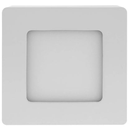 Panel LED cuadrado downlight superficie de 120mm 6W blanco frío día