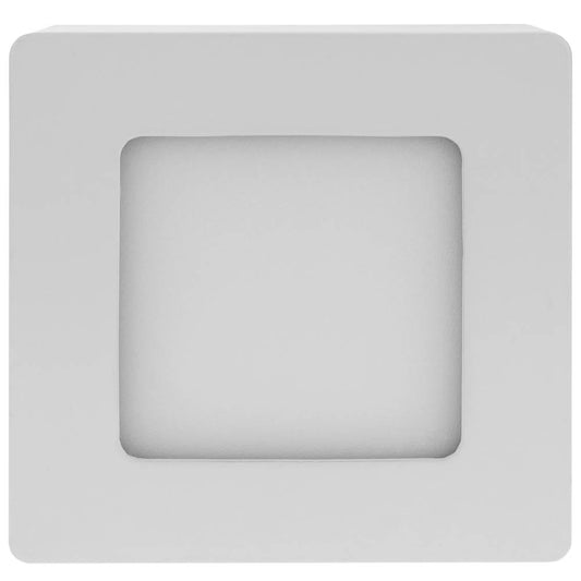 Panel LED cuadrado downlight superficie de 120mm 6W blanco frío día