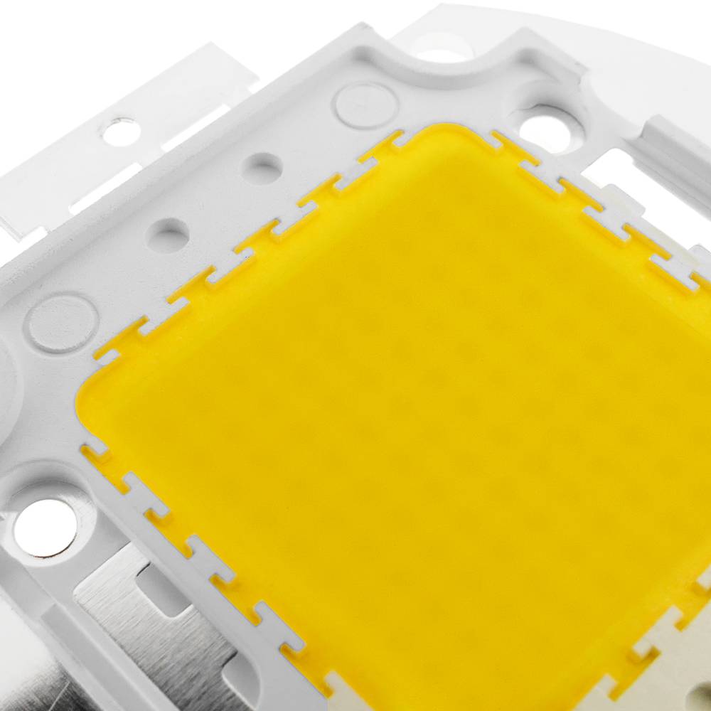 LED COB DIY 100W 8000LM 3000K emisor de luz blanca cálida 35 x 35 mm