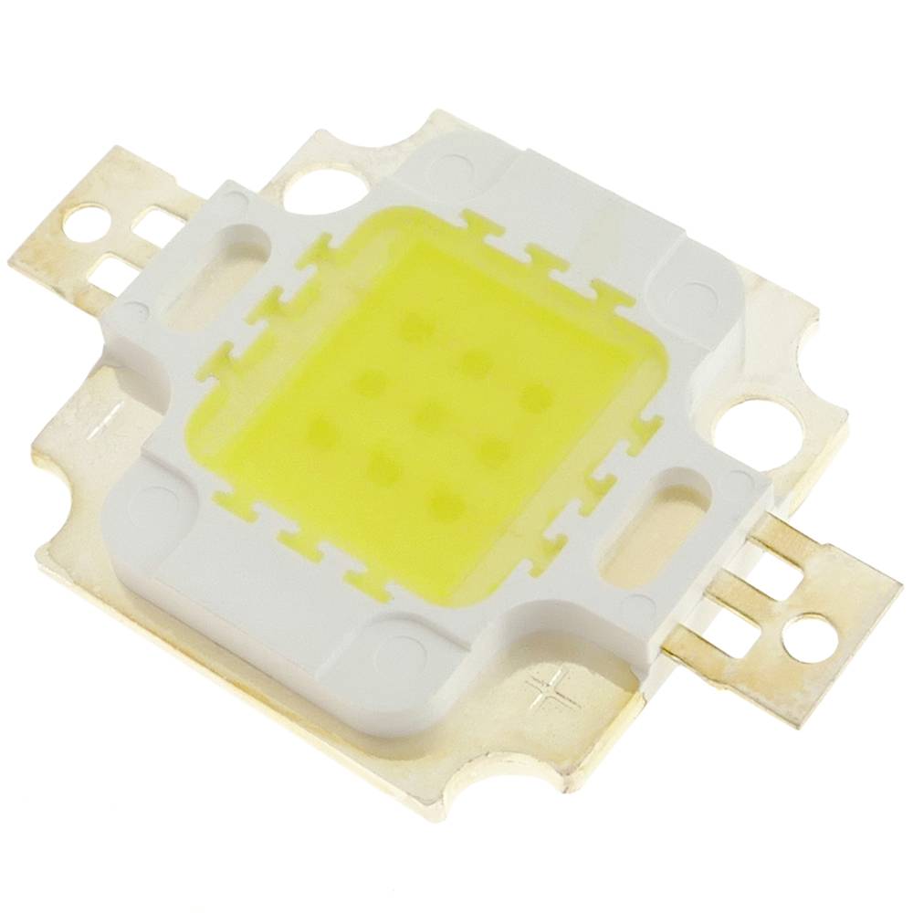 LED COB DIY 10W 800LM 6000K emisor de luz blanco día 20 x 20 mm
