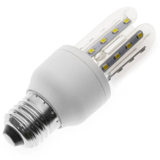 Bombilla de luz LED de 3W E27 luz fría día 6000K alargada