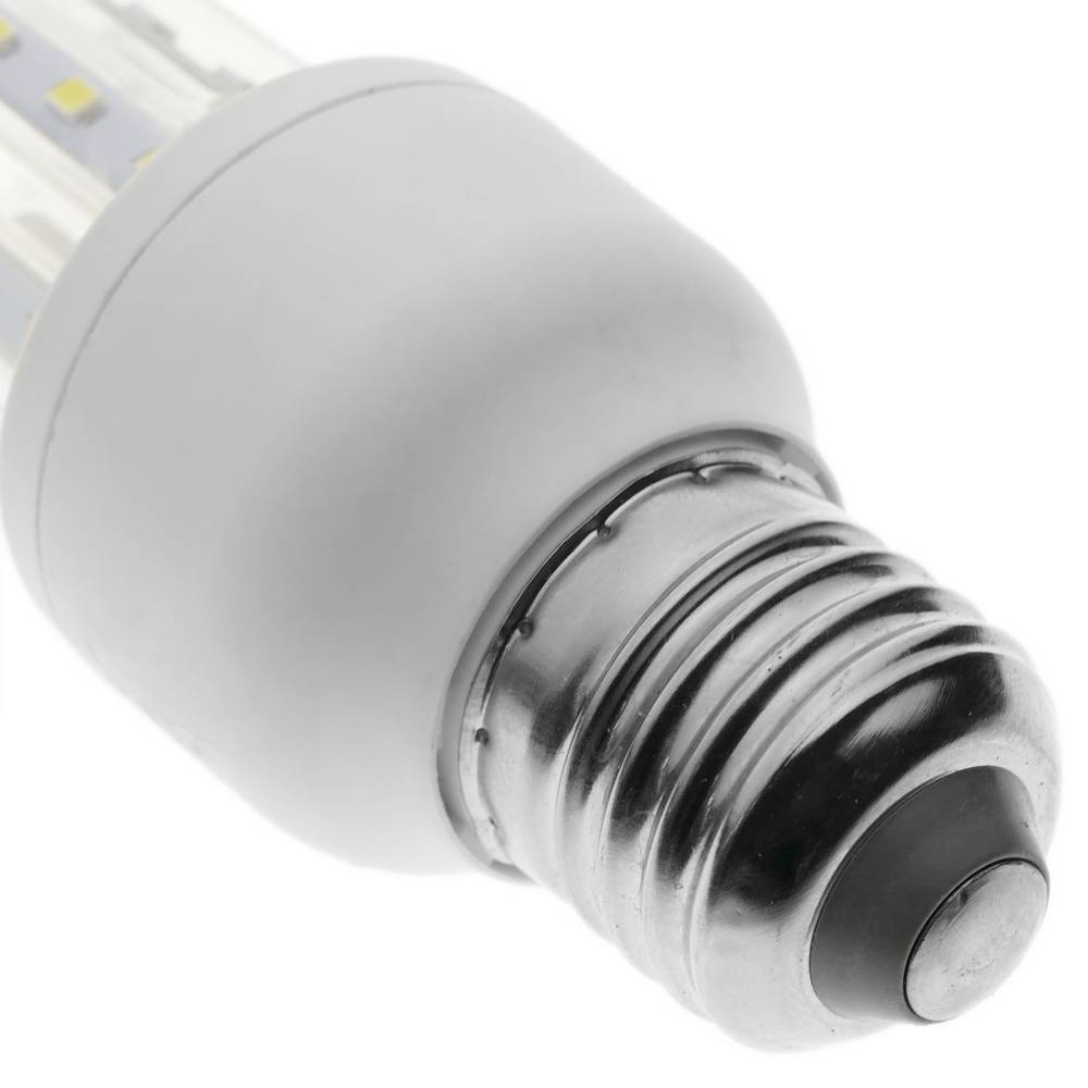 Bombilla de luz LED de 3W E27 luz fría día 6000K alargada