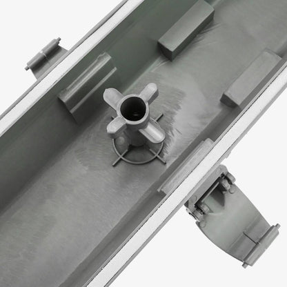 Pantalla estanca para tubo LED 1 x 1500 mm con conexión en un extremo IP65 T8 G13