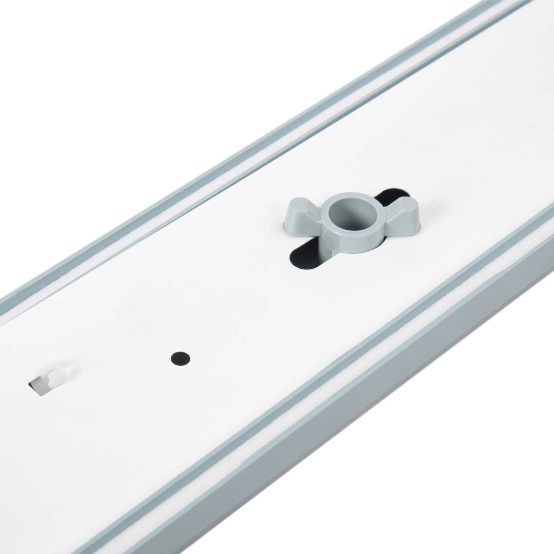 Pantalla estanca para tubo LED 1 x 1200 mm con conexión en dos extremos IP65 T8 G13