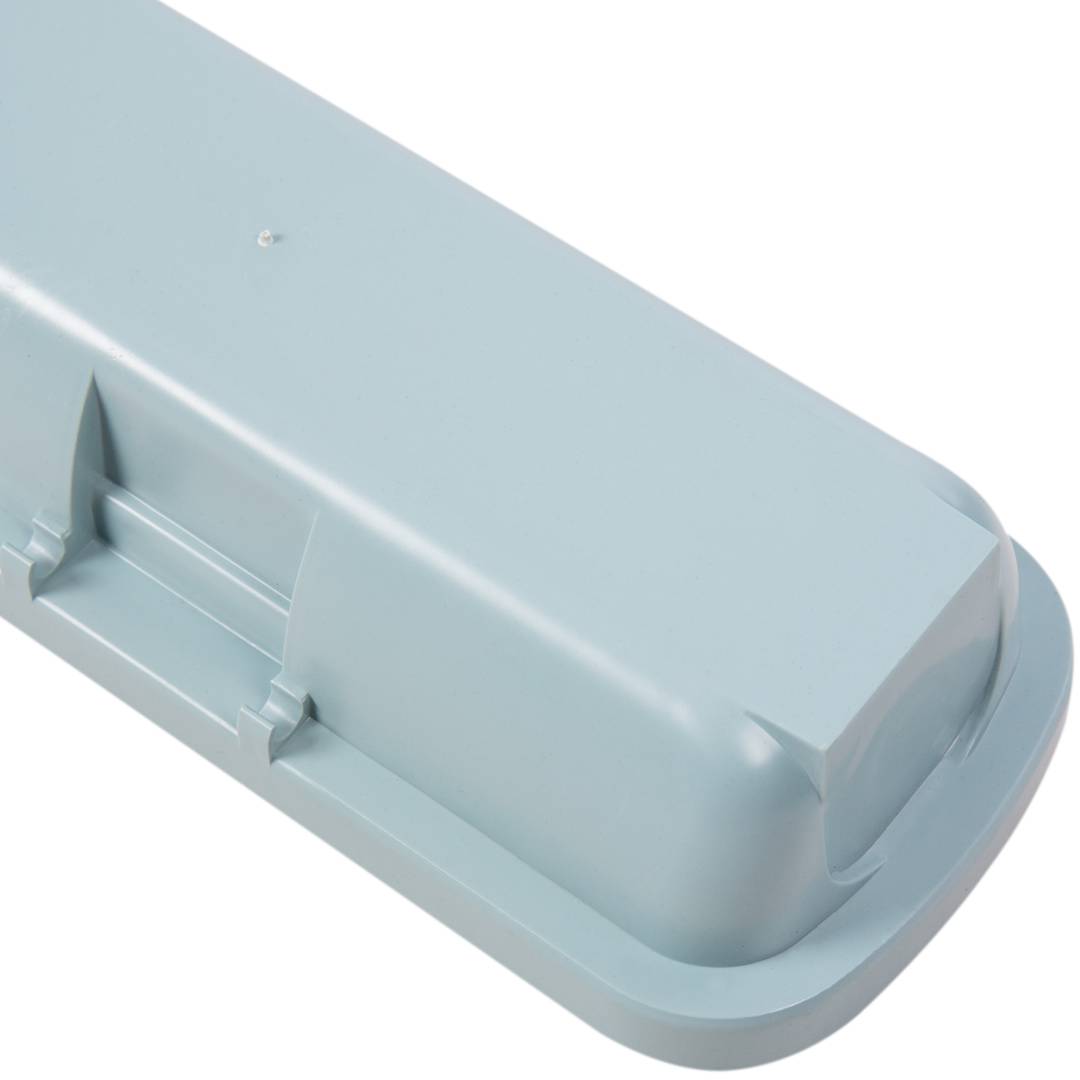 Pantalla estanca para tubo LED 1 x 1200 mm con conexión en dos extremos IP65 T8 G13