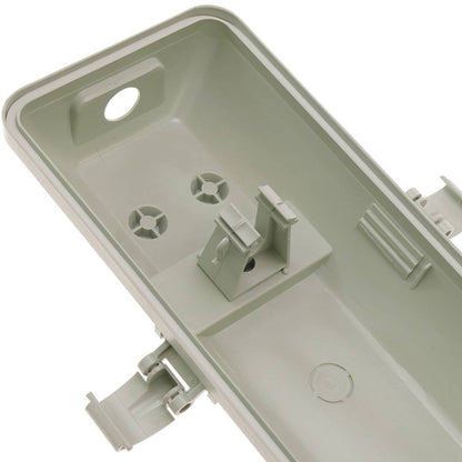 Pantalla estanca para tubo LED 2 x 600 mm con conexión en dos extremos IP65 T8 G13
