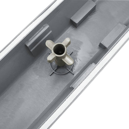 Pantalla estanca para tubo LED 2 x 1200 mm con conexión en dos extremos IP65 T8 G13