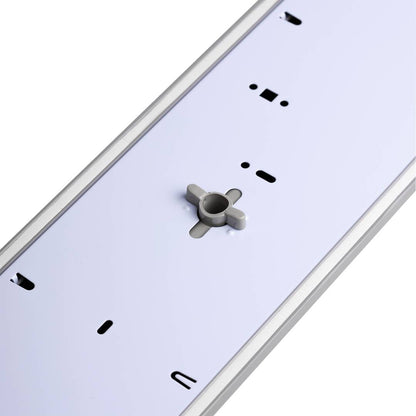 Pantalla estanca para tubo LED 2 x 1200 mm con conexión en dos extremos IP65 T8 G13