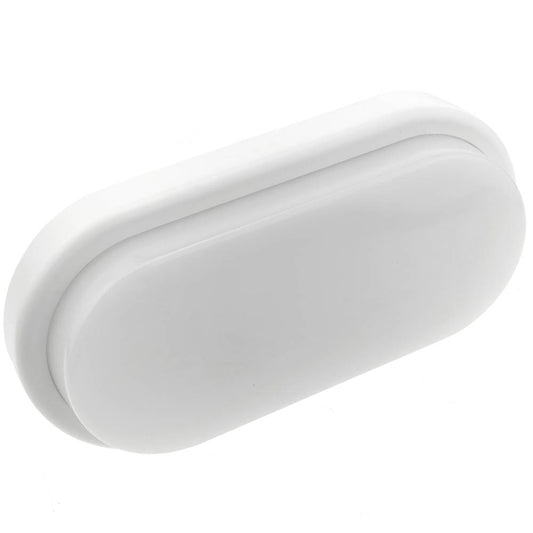 Aplique oval de luz LED Lámpara 220VAC IP65 8W 570 lumens luz día 6500K