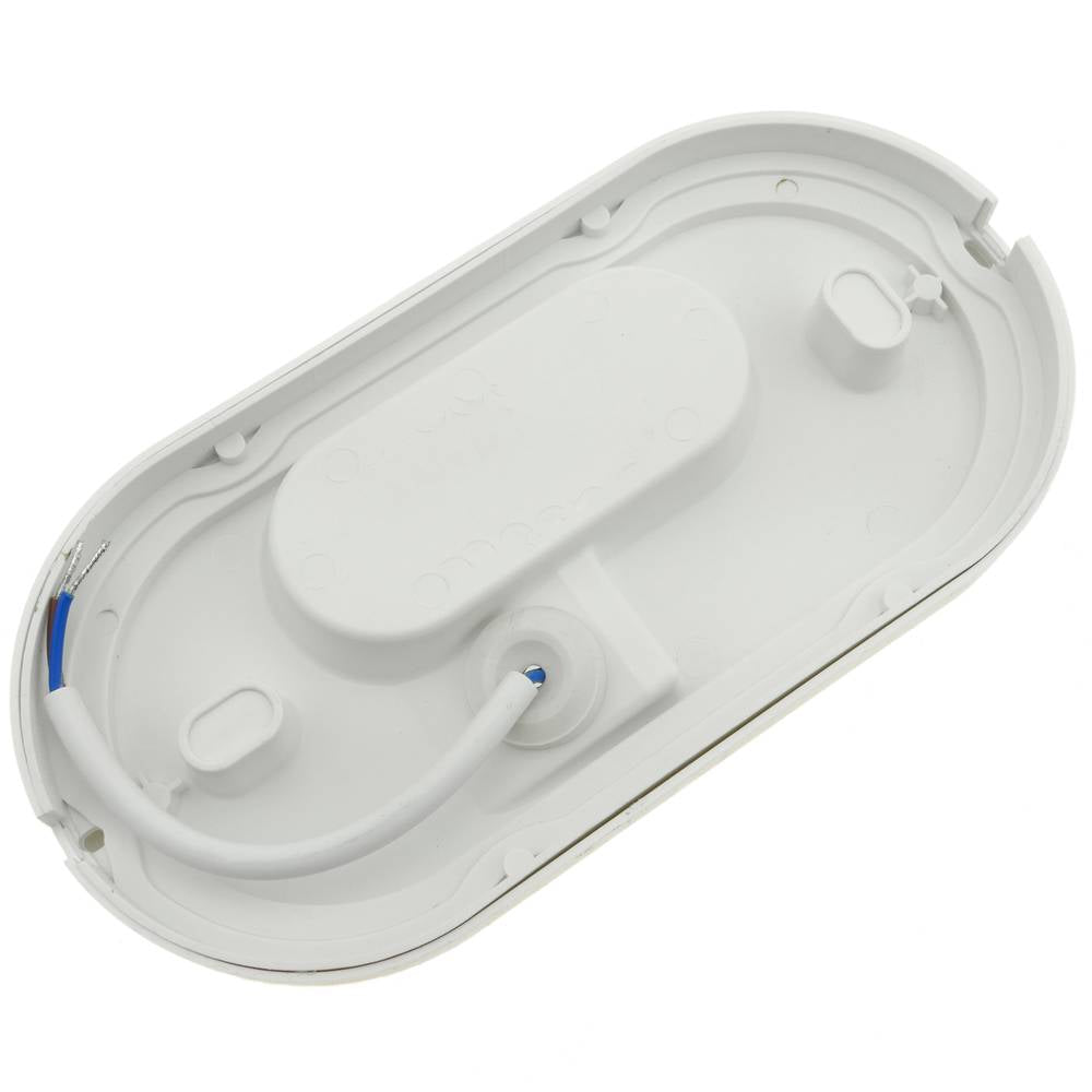 Aplique oval de luz LED Lámpara 220VAC IP65 8W 570 lumens luz día 6500K