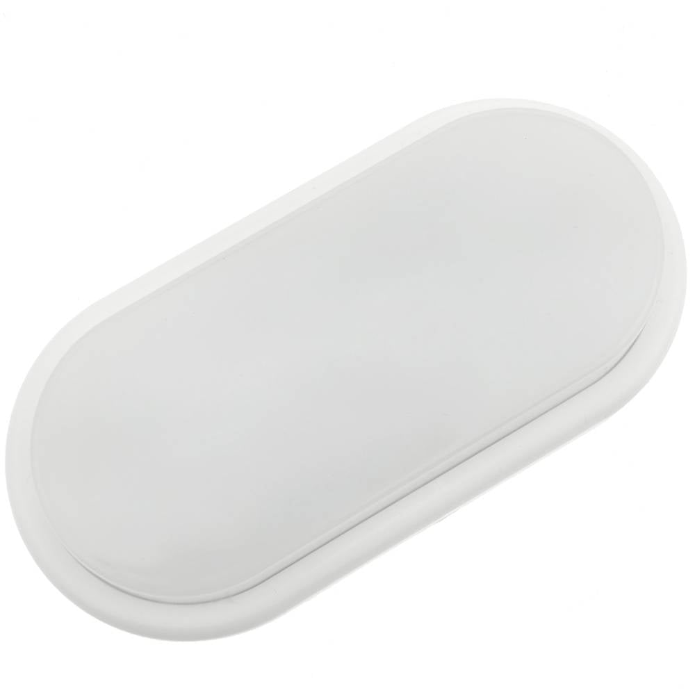 Aplique oval de luz LED Lámpara 220VAC IP65 8W 570 lumens luz día 6500K