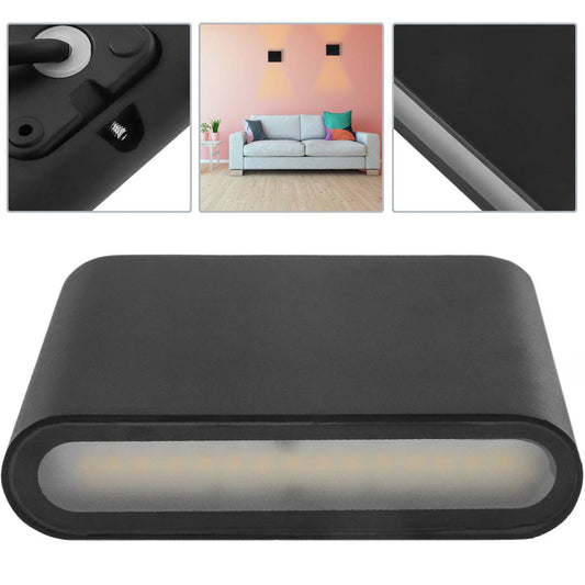 Aplique LED IP54 2x3W 220V 3200K de pared