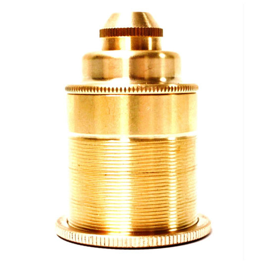 Portalámparas colgante Casquillo para bombilla de rosca E27 estilo dorado antiguo vintage