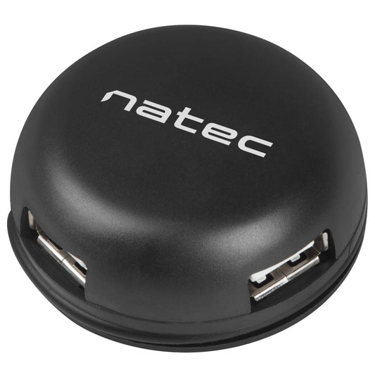 Hub USB tipo A  2.0 de 4 puertos negro Natec Bumblebee NHU-1330