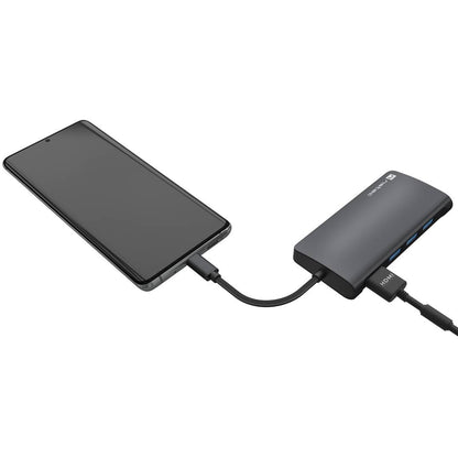 Adaptador multipuerto 8 en 1 USB-C a 3X USB 3.0, HDMI 4K, USB-C, RJ45, SD, Micro SD Natec Fowler 2 V2 NMP-2162