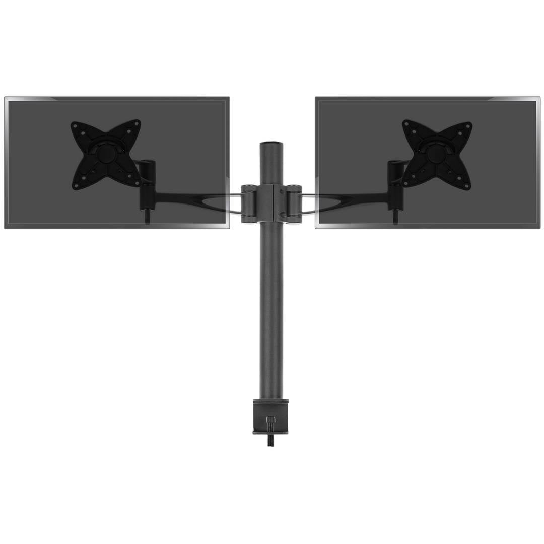 Soporte de mesa para 2 pantallas VESA 75/100 en horizontal