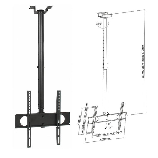 Soporte de techo para pantalla plana de 32' a 55'