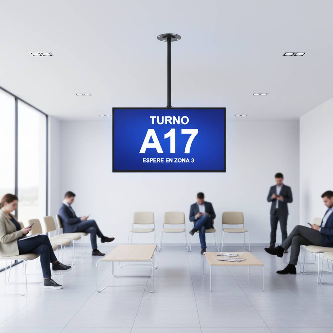 Soporte de techo para pantalla plana VESA de 10' a 24'