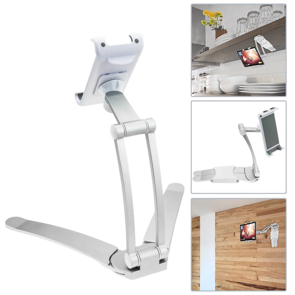 Soporte articulado de tablet de 7-11' para montaje en mesa pared y estanterías