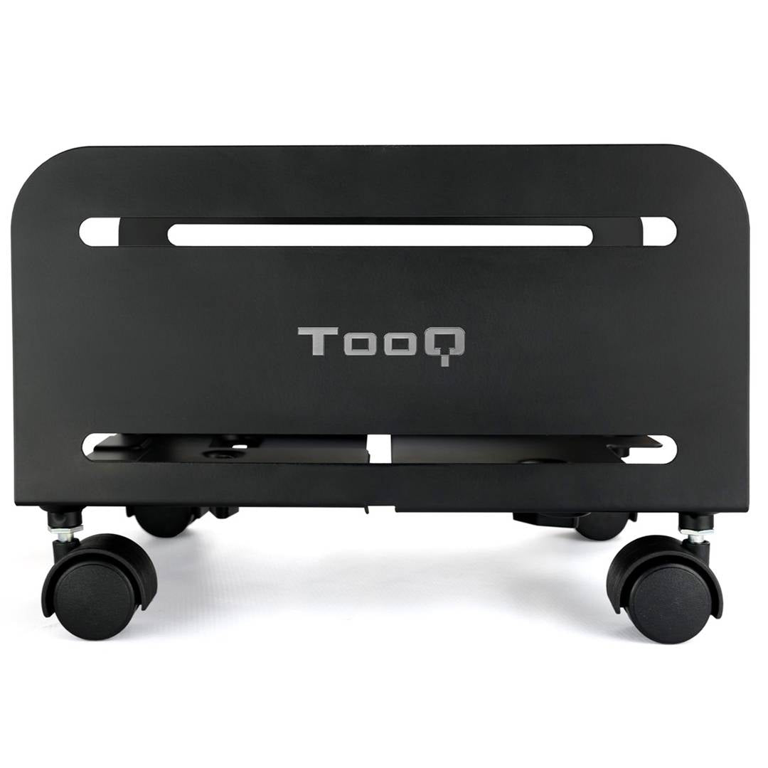 Soporte metàlico TooQ con ruedas para CPU color negro
