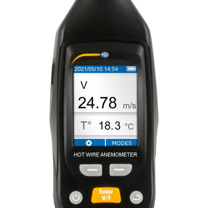 Anemómetro PCE-423N con sonda térmica