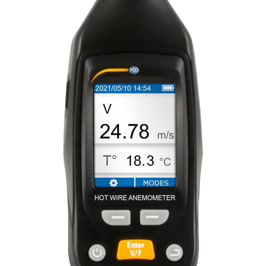 Anemómetro PCE-423N con sonda térmica